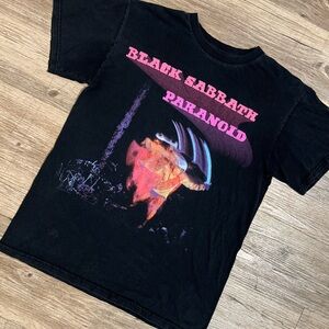 BLACK SABBATH OFFICIAL MERCH PARANOID BAND CONCERT MUSIC T-SHIRT MEDIUM